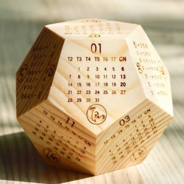 Lịch gỗ lục giác