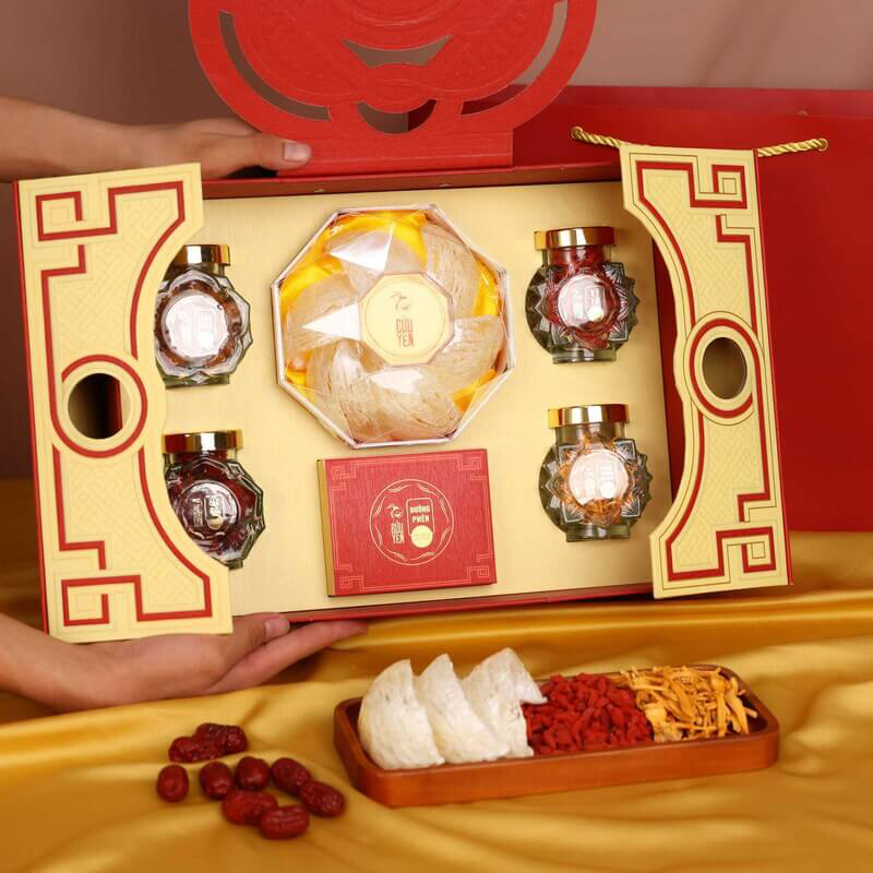 hinh anh thuc te combo yen sao thuong pham
