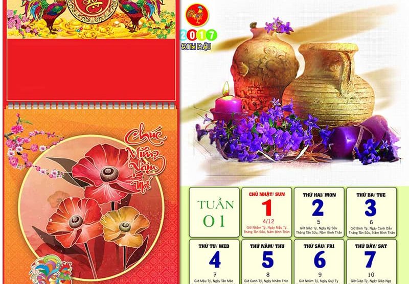 47+ mẫu lịch 52 tuần 2021 đẹp ấn tượng theo xu hướng mới nhất