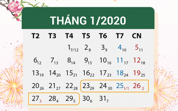 in lịch tết