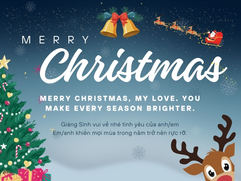 loi-chuc-giang-sinh-nguoi-yeu-bang-tieng-anh