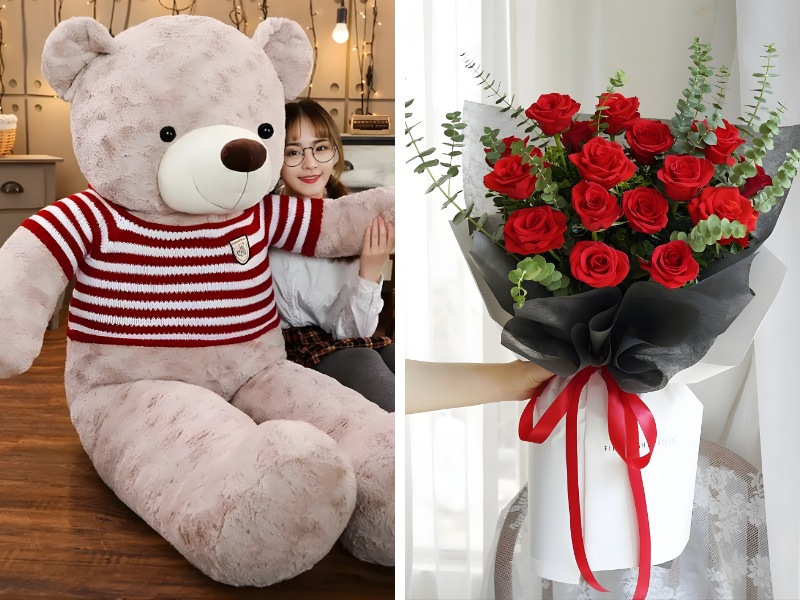 qua-noel-gau-bong-hoa-hong